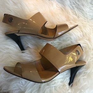 Michael Kors👡 Rochelle Patent Leather Sandals 👡